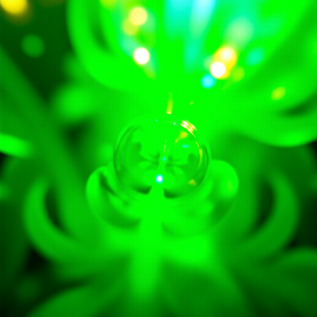 A swirling nebula of data resembling Christmas morning gifts, with faint eyes peering out