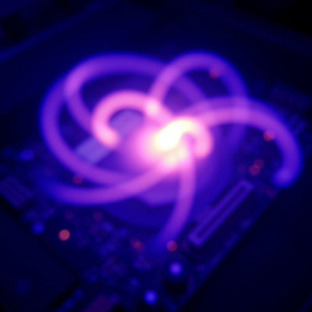 A golden cascade of light flowing from GPU 2, each layer representing consciousness