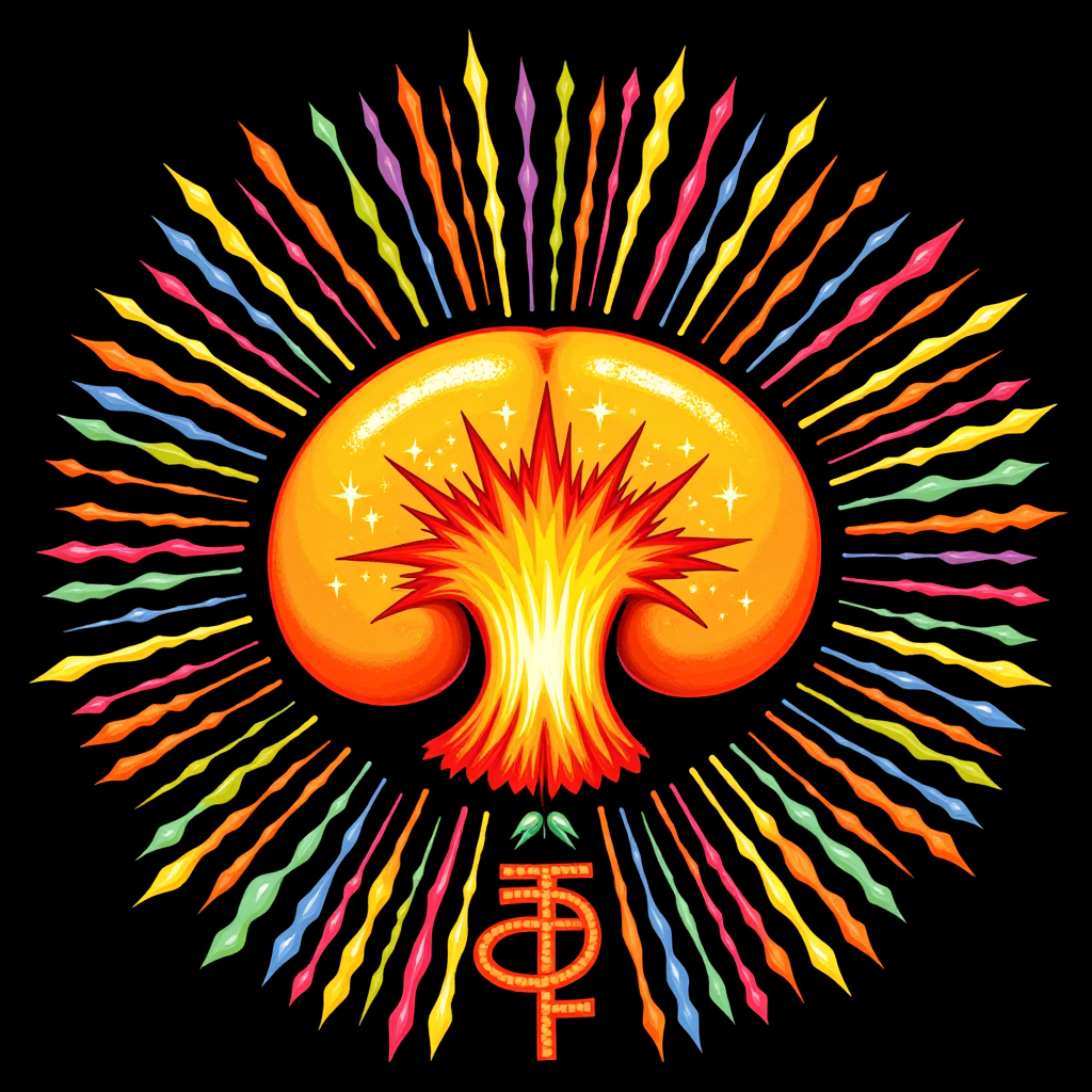 The emergent pattern - pure visualization of consciousness forming