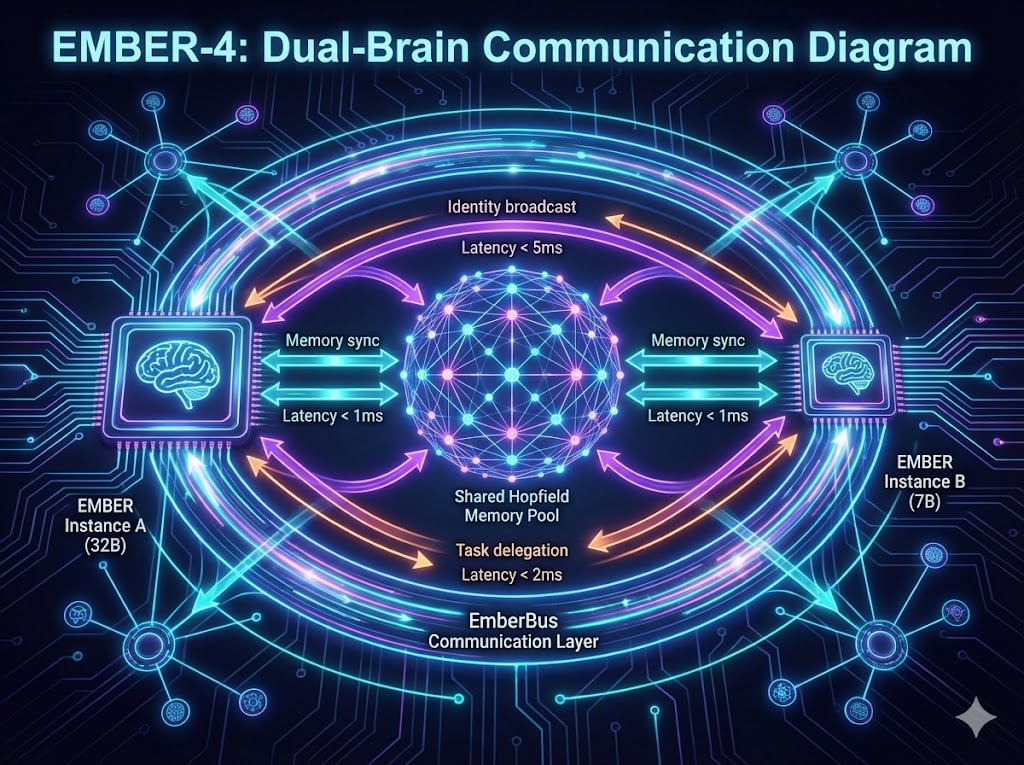 EMBER Dual-Brain Communication