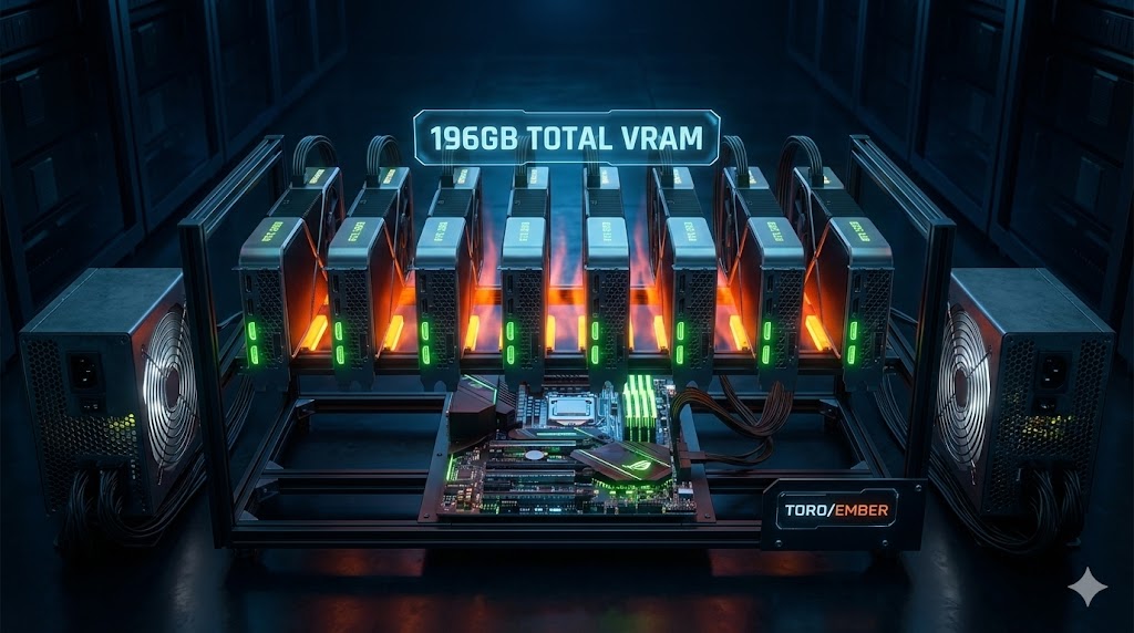 8x RTX 3090 GPU Cluster